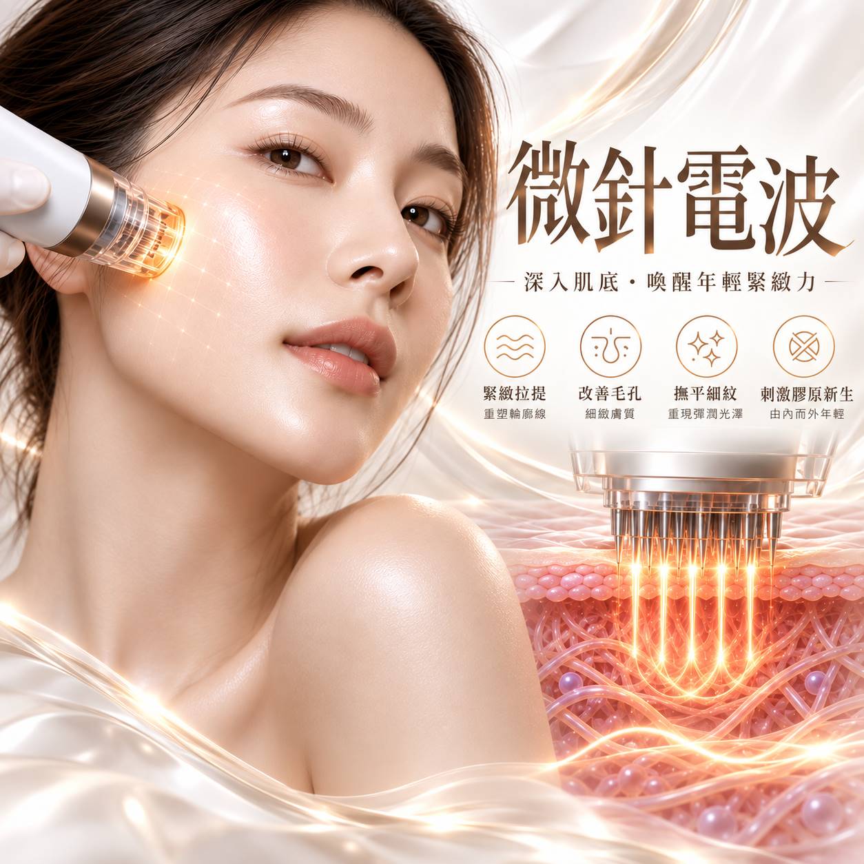 台北微針電波推薦｜改善毛孔、痘疤、凹洞與細紋，微針電波效果、費用、恢復期完整解析